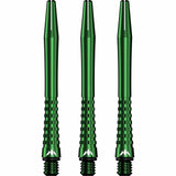 Mission Atom13 Aluminium Shafts - Anodised Metal Stems - Green - view 2