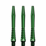 Mission Atom13 Aluminium Shafts - Anodised Metal Stems - Green - view 3
