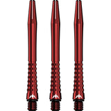 Mission Atom13 Aluminium Shafts - Anodised Metal Stems - Red - view 2