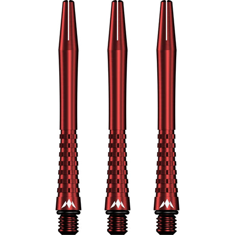 Mission Atom13 Aluminium Shafts - Anodised Metal Stems - Red - view 2