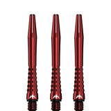 Mission Atom13 Aluminium Shafts - Anodised Metal Stems - Red - view 3