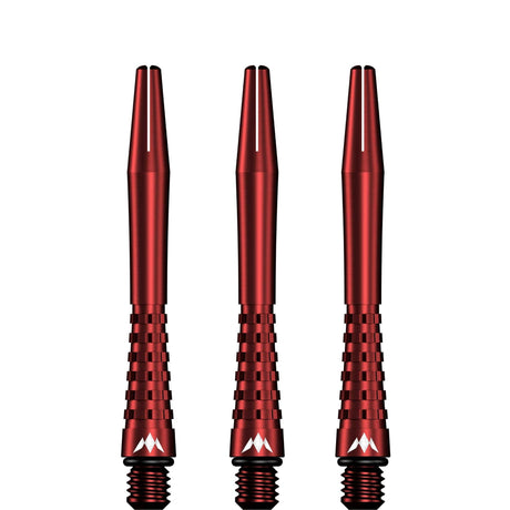 Mission Atom13 Aluminium Shafts - Anodised Metal Stems - Red - view 3