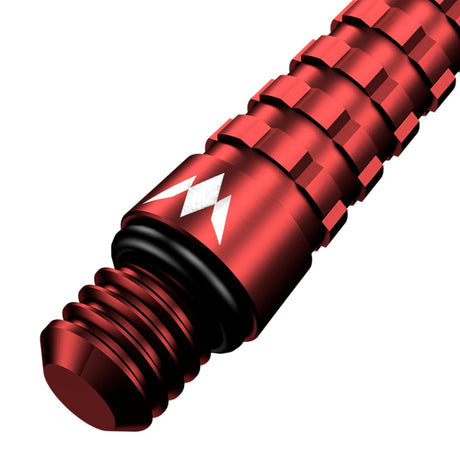 Mission Atom13 Aluminium Shafts - Anodised Metal Stems - Red - view 5