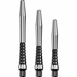 Mission Atom13 Aluminium Shafts - Natural Metal Stems - Black