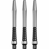 Mission Atom13 Aluminium Shafts - Natural Metal Stems - Black - view 2
