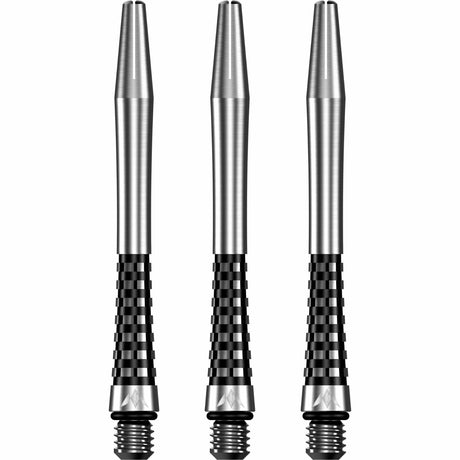 Mission Atom13 Aluminium Shafts - Natural Metal Stems - Black - view 2