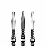 Mission Atom13 Aluminium Shafts - Natural Metal Stems - Black - view 4