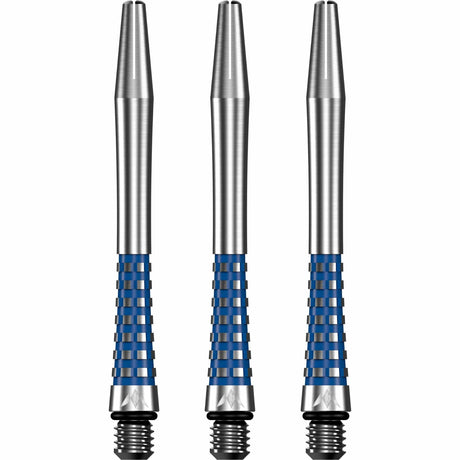 Mission Atom13 Aluminium Shafts - Natural Metal Stems - Blue - view 2