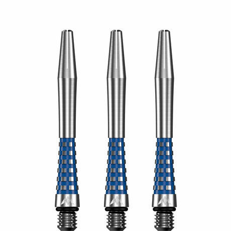 Mission Atom13 Aluminium Shafts - Natural Metal Stems - Blue - view 3
