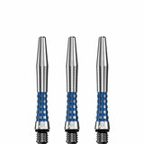 Mission Atom13 Aluminium Shafts - Natural Metal Stems - Blue - view 4