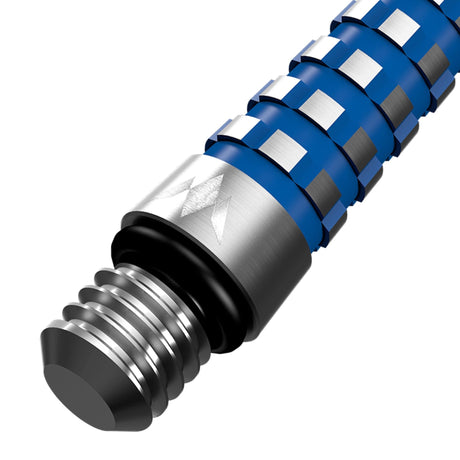 Mission Atom13 Aluminium Shafts - Natural Metal Stems - Blue - view 5