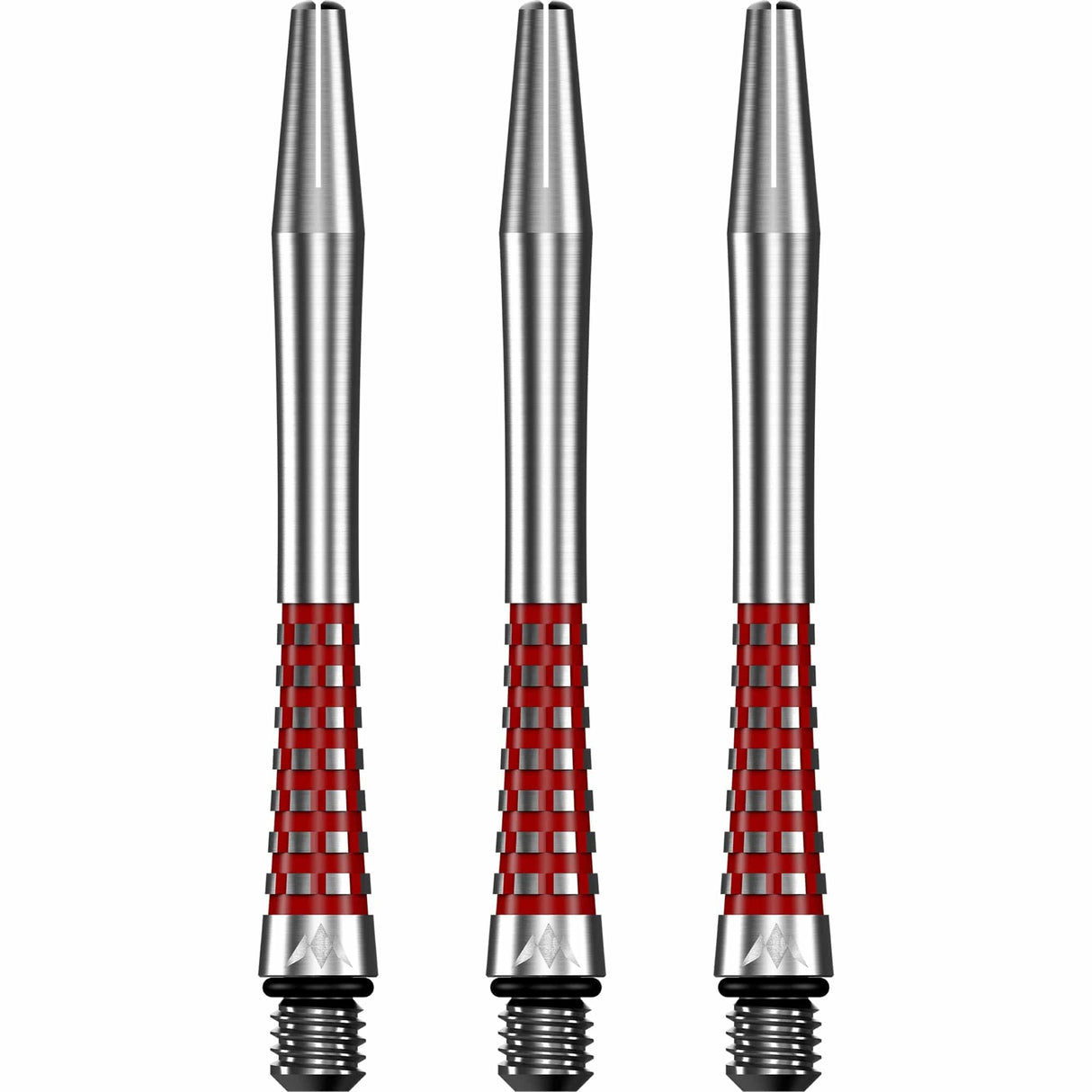 Mission Atom13 Aluminium Shafts - Natural Metal Stems - Red - view 2