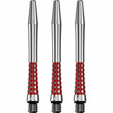 Mission Atom13 Aluminium Shafts - Natural Metal Stems - Red - view 2