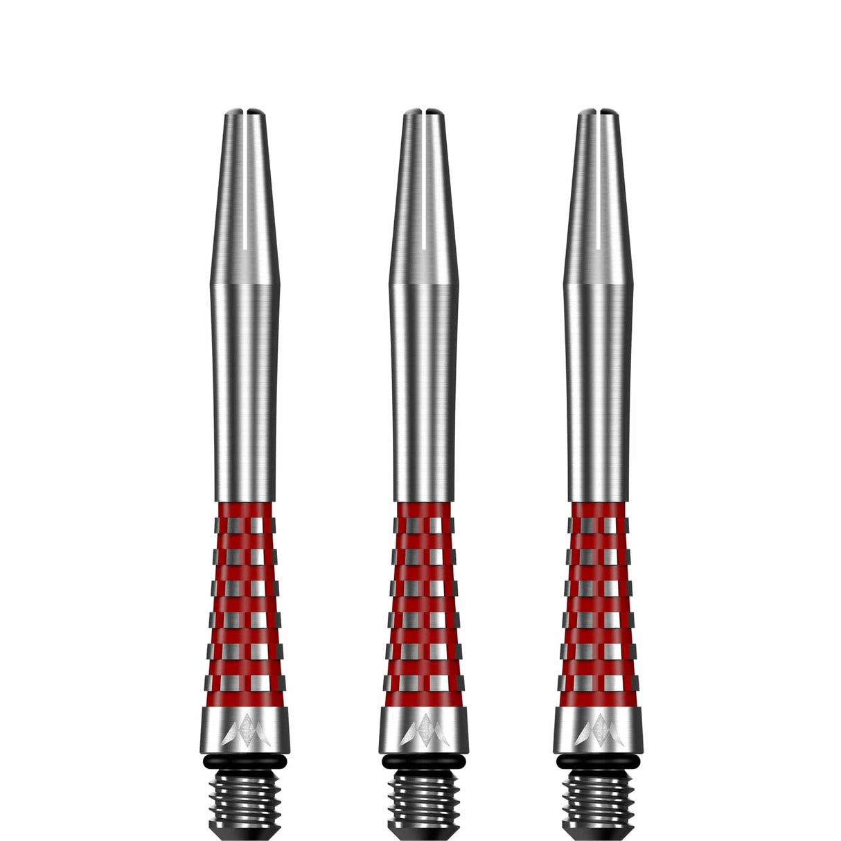 Mission Atom13 Aluminium Shafts - Natural Metal Stems - Red - view 3