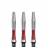 Mission Atom13 Aluminium Shafts - Natural Metal Stems - Red - view 4
