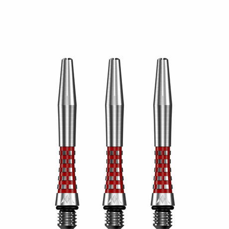 Mission Atom13 Aluminium Shafts - Natural Metal Stems - Red - view 4