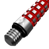 Mission Atom13 Aluminium Shafts - Natural Metal Stems - Red - view 5