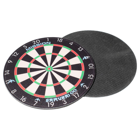 Mission Coasters - Infinity Dartboard Design - Rubber and Fabric - Round 9.5cm - Pack 2 - view 3