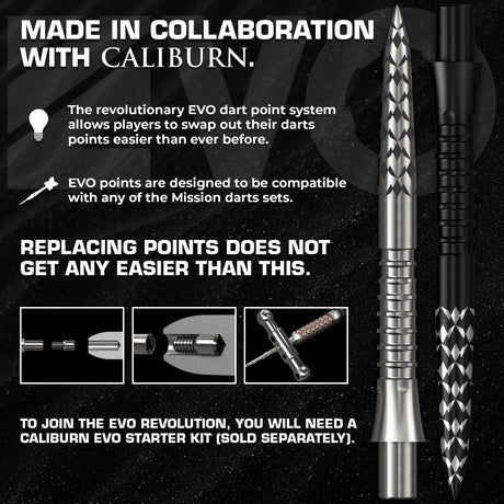 Mission Caliburn EVO Dart Points - GV-Logo - view 6