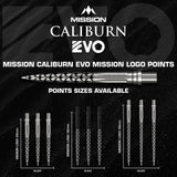Mission Caliburn EVO Dart Points - Mission Logo - view 4