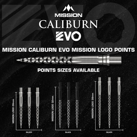 Mission Caliburn EVO Dart Points - Mission Logo - view 4