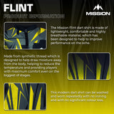 *Mission Darts Flint Dart Shirt - Collarless - Lightweight - Black & Yellow - view 4