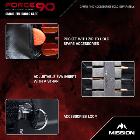 Mission Force 90 Dart Case - EVA Moulded Wallet - Slim - view 3