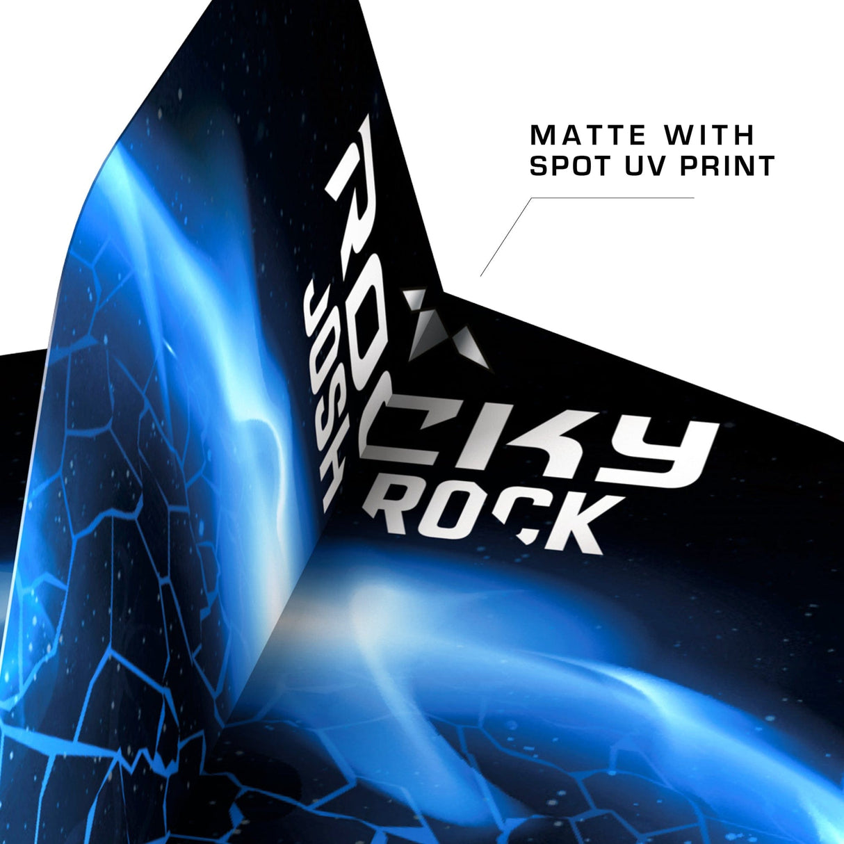 *Mission Solo Dart Flights - 100 Micron - No2 - Std - Josh Rock - Rocky - view 4