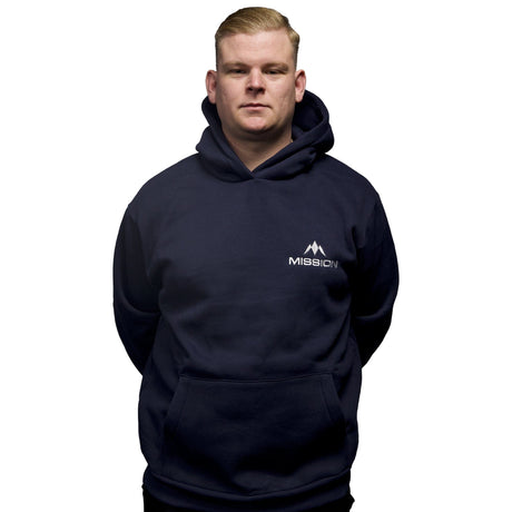Mission Darts - Premium Hoodie - Navy Blue - view 3