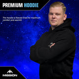 Mission Darts - Premium Hoodie - Navy Blue - view 5