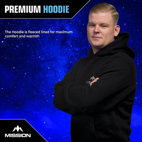 Mission Darts - Premium Hoodie - Navy Blue - view 5
