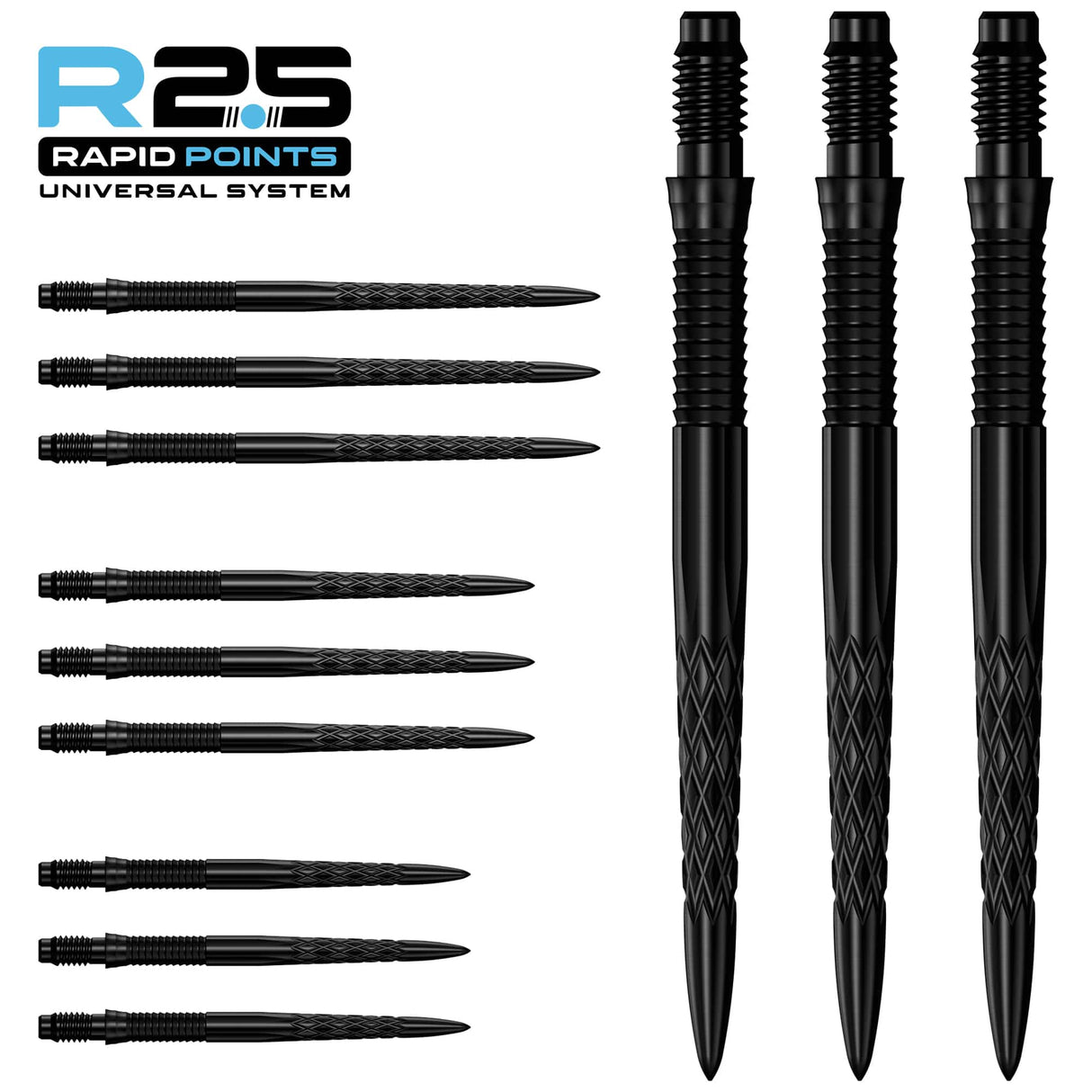 Mission R2.5 Rapid Dart Points - Steel Tip - DSX - view 2
