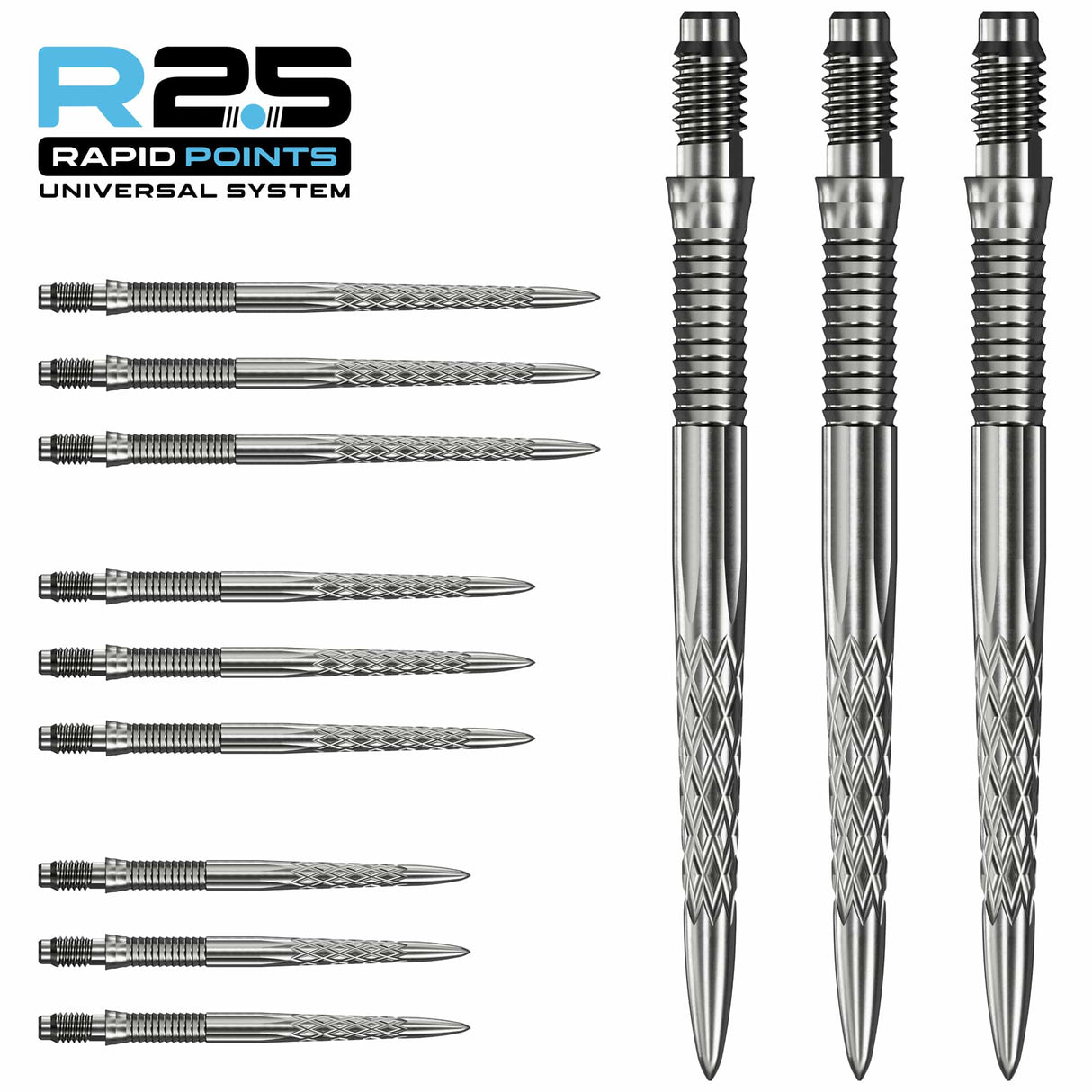Mission R2.5 Rapid Dart Points - Steel Tip - DSX - view 4