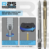 Mission R2.5 Rapid Dart Points - Steel Tip - DSX - view 7