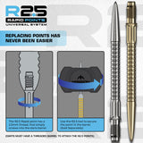 Mission R2.5 Rapid Dart Points - Steel Tip - GV1 - view 7