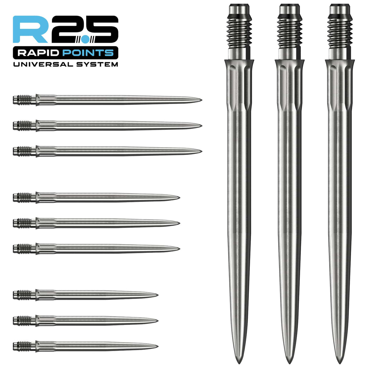 Mission R2.5 Rapid Dart Points - Steel Tip - SM1 - view 3