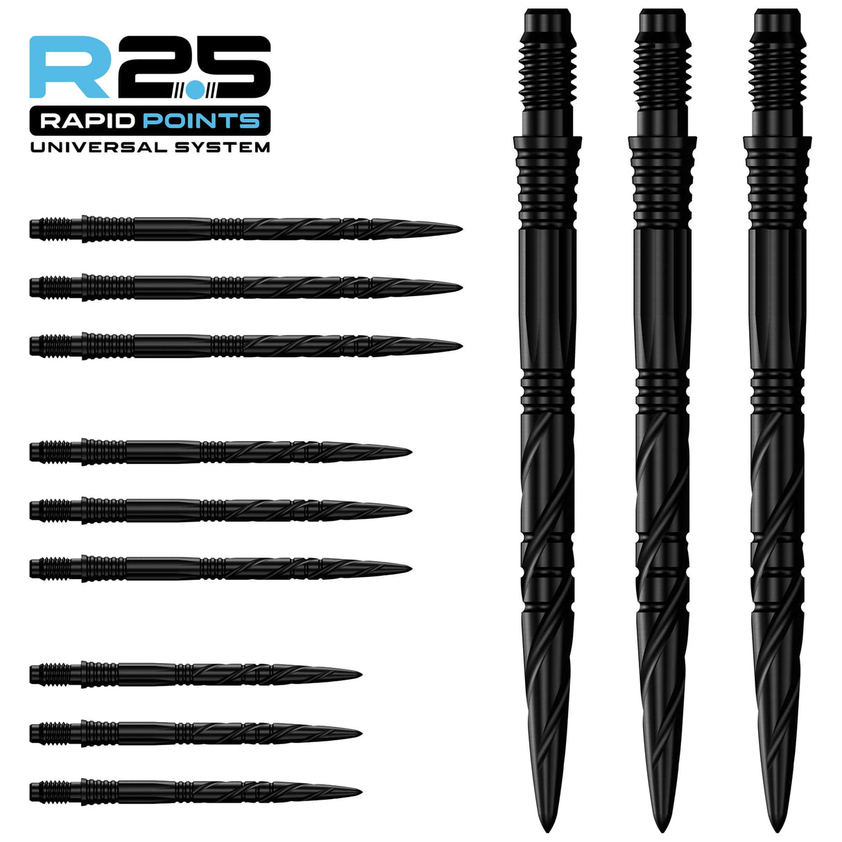 Mission R2.5 Rapid Dart Points - Steel Tip - SGV - view 2
