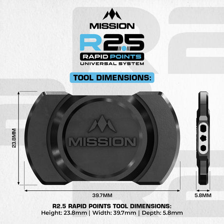 Mission R2.5 Rapid Dart Points - Point Changer Tool - view 5