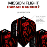 *Mission Solo Dart Flights - 100 Micron - No2 - Std - Roman Benecky - view 3
