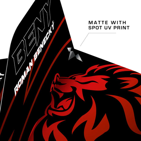*Mission Solo Dart Flights - 100 Micron - No2 - Std - Roman Benecky - view 4