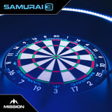 Mission Samurai 3 Dartboard - Professional - Knife Wire - Black Number Ring - view 6