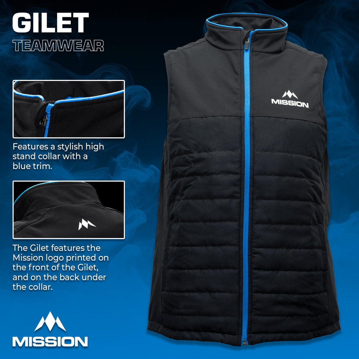 Mission Teamwear - Gilet - Black - Kids - view 4