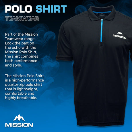 Mission Teamwear - Polo Shirt - Black - Kids - view 2