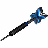 *Mission Josh Rock Darts - Steel Tip - Brass - Rocky - Black & Blue - view 3