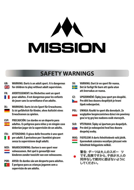 Mission Solo Dart Flights - 100 Micron - Std - No2 - ION - view 3