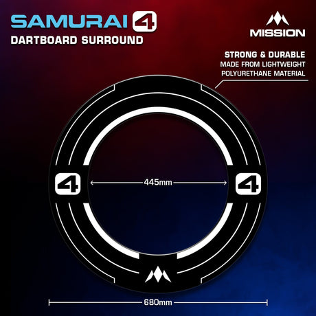 Mission Darts Samurai 4  Surround - White Edition - view 6
