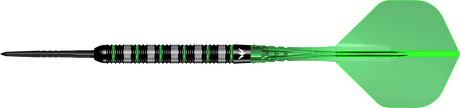 Mission Moldavite Darts - Steel Tip - 95% Tungsten - Black & Green - view 8
