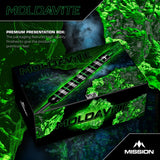 Mission Moldavite Darts - Steel Tip - 95% Tungsten - Black & Green - view 6