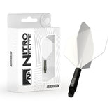 Nitro Flite Integrated Flight & Shaft White & Black No2 by Red Dragon
