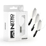 Red Dragon Nitro Flite Integrated Flight & Shaft White & Black - view 2